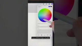Color Picker and Color Harmony in Procreate