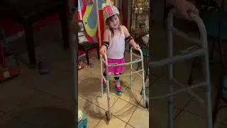 Ok! Princess Tornado is skating .. sort of 😂
