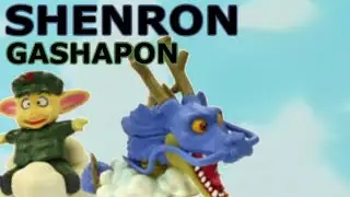 DRAGON BALL FIGURA DE COLECCION GASHAPON SHENRON Y ULONG
