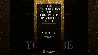 Go LIVE with Me! Book on my website NOW! 