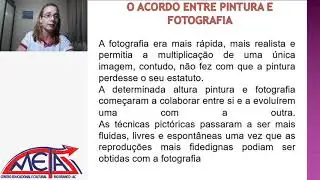 Fotografia ou pintura   8º ano