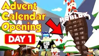 ADOPT ME CHRISTMAS ADVENT CALENDAR OPENING - DAY 1