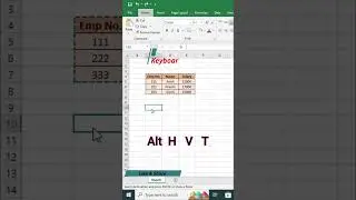 How to Convert Vertical Table Data to Horizontal in excel | Convert Vertical to Horizontal |