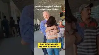 momen haru ketika wanita cantik bertemu kekasih bule nya ‼️‼️ 