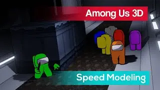 Among Us 3D | Speed Modeling | Blender