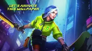 Cyberpunk Animation Wallpaper - Timelapse