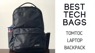 What's in My Budget Tech Bag | TomToc Business and Travel Laptop Backpack Review