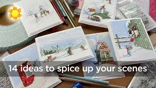15 ideas to spice up your card scenes (CCC release & giveaway)