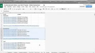 Tutorial - Zellen löschen in Google Spreadsheets um neue Tabellenblätter einfügen zu können