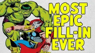 Hulk vs Thor in most epic fill-in issue ever! Stan Lee and Erik Larsen team up for THOR 385