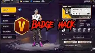 V BADGE HacK📲  || freefire v badge Hack😱 Freefire V badge