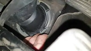 Volvo XC90 steering wheel play. Removing the steering cardan shaft.