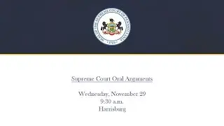 Oral Arguments - Wednesday, November 29, 2023