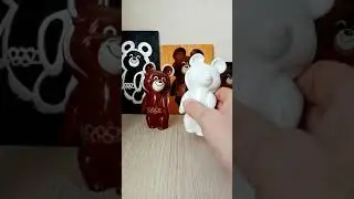 Статуэтка. Фарфор. Олимпийский мишка