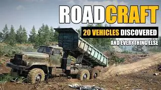 RoadCraft All New vehicles & Everything else | New game by Snowrunner devs