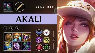 Akali Mid vs Taliyah - KR Diamond Patch 25.23