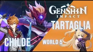 Genshin Impact - (World 5) Tartaglia Boss Fight "Childe"