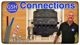 Connections in 3 Switch Fuse Connection Units (Switch Fuse Spurs) Layout of the Terminals Explained