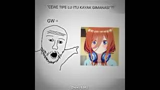 JJ Anime Versi Nakano Miku🔥😊 #shorts #anime #waifu #fyp