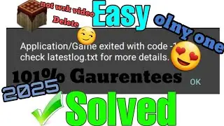 how to fix & error Aplication/game/exit code 1