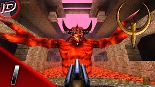 Quake Enhanced Remastered Gameplay (2021) 60FPS Прохождение Без Комментариев (На Русском) - Часть 1