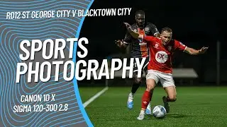 Another day in the Life of a Sport Photographer, Photographing Sport in low light for Football NSW