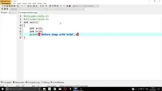 C Program To Swap betwwen  two numbers without third variable