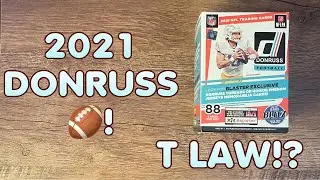 FIRST TREVOR LAWRENCE OF THE YEAR! 2021 Panini Donruss NFL Football Blaster Box!
