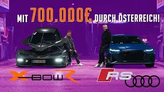Österreich Trip KTM X-BOW GT-XR und RS7 Performance! + Unfall Autobahn😳 | Vlog #7 | Justinscarblog