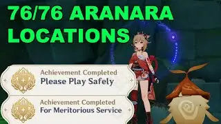 ALL Aranara Locations Sumeru Hidden Achievement For Meritorious Service Genshin Impact 3.0