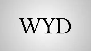 WYD - что это значит? Что такое WYD? В сленге, в переписке, на русском.