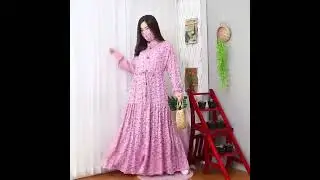 Review Gamis Busui Cantik Banget Bahan Rayon Viscose by Rin's Hijab Untuk Lebaran