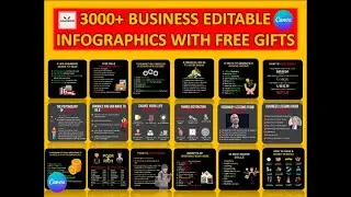 3000+ Business Infographics Canva Templates 