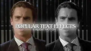 +5 Ae Inspired Text Effects | Alight Motion(+xml)