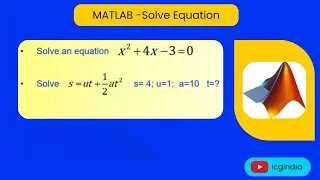 MATLAB | Solve equation| solve command