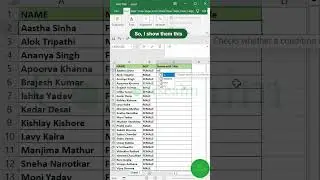 Add Name Title in Excel