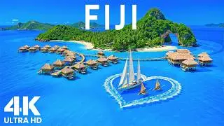 Fiji 4K 🇫🇯 | Tropical Beaches, Crystal Lagoons & Relaxing Deep House 2026