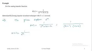 Digital Signal Processing: Session 101