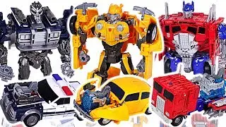 Transformers Movie Bumblebee Energon Igniters Nitro Series Optimus Prime VS Barricade! 