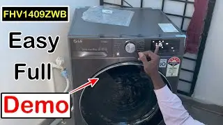 Demo : FHV1409ZWB LG Washing Machine Demo | LG 9KG Front Load Washing Machine FHV1409ZWB Demo