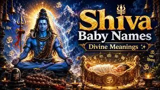 Baby Names Inspired by Lord Shiva - 45 Hindu and Vedic Boy baby names - @Jothishi  #Omnamahshivaya