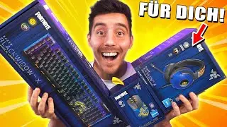 Ich verschenke FORTNITE MAUS, TASTATUR und Mehr! 🎁
