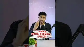 Trending Math Formula Effect 🤩🤓 