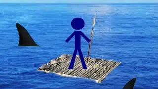 WE MUST KILL THE SHARK! | Raft