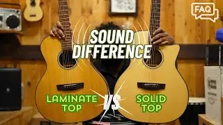 Solid vs Laminate Top | What is the Sound Difference!? Featuring HEX GA100ce & HEX GA200ce