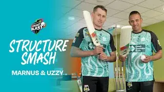 Uzzy and Marnus take aim and test their skills! Who will come out on top? 🏏🎯