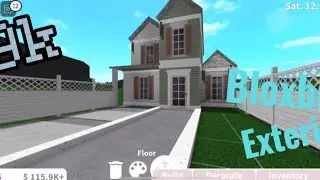 Bloxburg house exterior build 9k no advanced placement