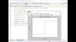 101-How to plot signum signal by using MATLAB