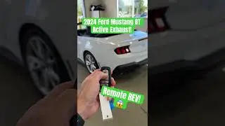 2024 Ford Mustang GT - Exhaust Note & Remote REV! #ford #fordmustang #2024fordmustang