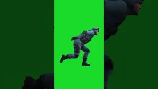 a soldier cartoon character running on Green screen #animation #animatedcartoon